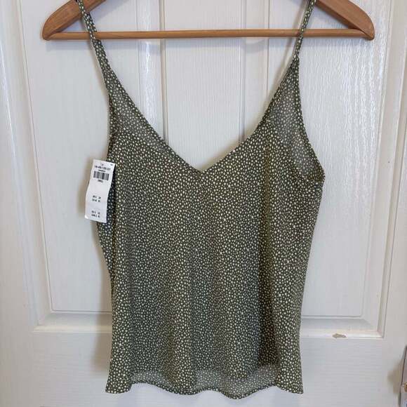 2 Pc Floral & Polka Dot Cami Tank Top Bundle Women’s Small Yellow & Green NWT - Picture 11 of 11